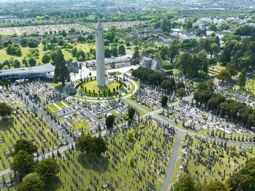 Glasnevin Cemetary aerial photograph