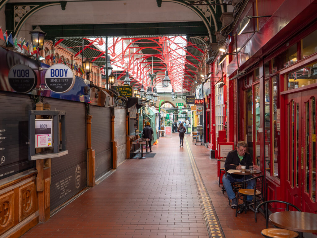 Victorian style indoor market