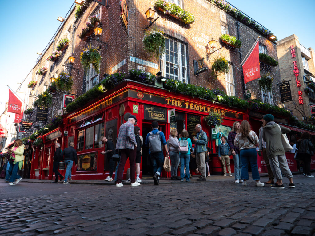 The Temple Bar of Dublin, Ireland