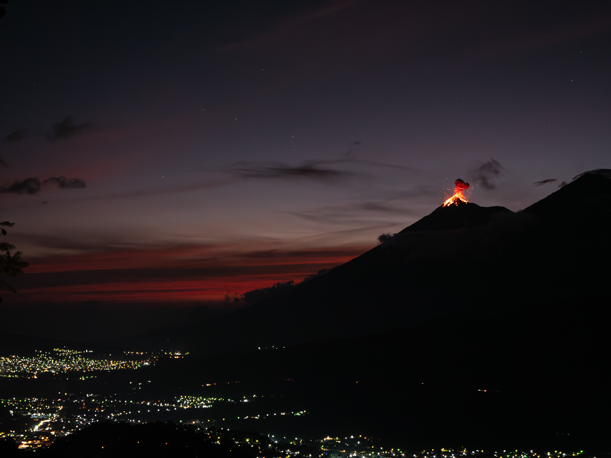 Volcan Fuego Eruption